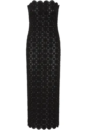 St Agni Crocheted Organic Cotton Midi Dress - - XS - Moda Operandi