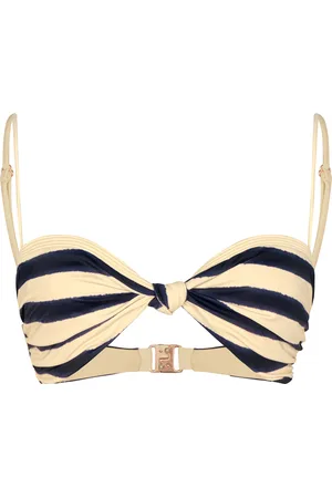 JOHANNA ORTIZ Bandana Marina Striped Bikini Top - - XS - Moda Operandi