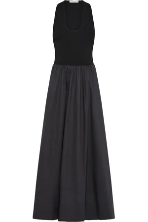 St Agni Plunge Neck Dress - - XS - Moda Operandi