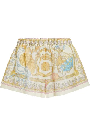 VERSACE La Vacanza Printed Cotton Voile Shorts - - IT 44 - Moda Operandi