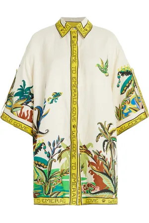 ALÉMAIS Day Dream Linen Shirt - - AU 6 - Moda Operandi