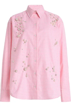 Des Phemmes Exclusive Riviera Cotton Wrap Shirt - - IT 38 - Moda Operandi