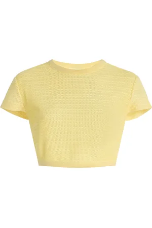Simkhai Lidie Open-Weave Knit Top - - XS - Moda Operandi