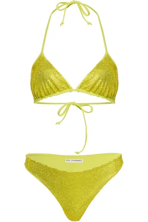 Des Phemmes Exclusive Riviera Embroidered Bikini - - XS - Moda Operandi