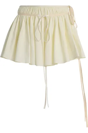 Tae Park Exclusive Volume Cotton Mini Skort - - XS - Moda Operandi