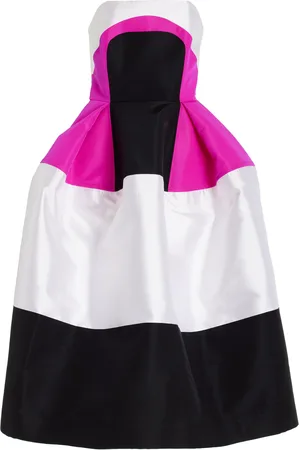 GRETA CONSTANTINE Owie Paneled Crepe Midi Dress - - US 6 - Moda Operandi