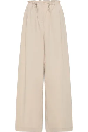 St Agni Corded Cotton-Nylon Wide-Leg Pants - - M - Moda Operandi