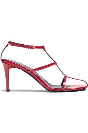 Khaite Cage Patent Leather Sandals - - IT 36 - Moda Operandi