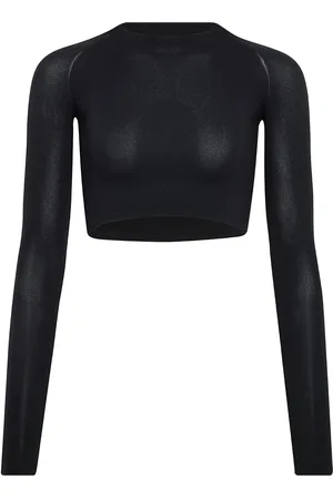 Alaïa Knit Crop Top - - FR 36 - Moda Operandi