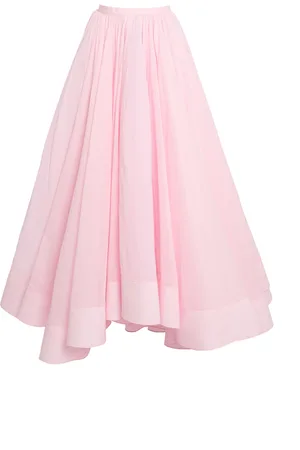 Giambattista Valli Gathered Cotton Voile Maxi Skirt - - IT 42 - Moda Operandi