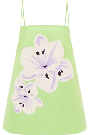 LEO LIN Etienne Floral-Print Top - - AU 14 - Moda Operandi