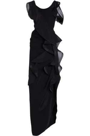 MATICEVSKI Satellite Wave Structured Chiffon Gown - - AU 8 - Moda Operandi
