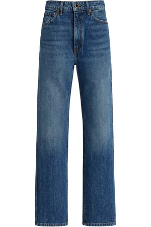 Khaite Abigail Cropped Rigid High-Rise Straight-Leg Jeans - - 29 - Moda Operandi