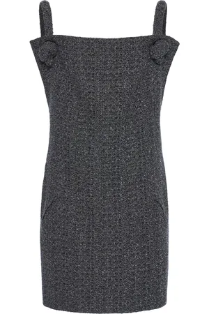 DEL CORE Open-Back Bouclé Mini Dress - - IT 38 - Moda Operandi