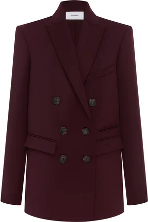 ALEX PERRY Oversized Wool Suiting Blazer - - UK 4 - Moda Operandi