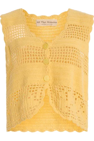 All That Remains Eva Crocheted Cotton Vest - - AU 8 - Moda Operandi