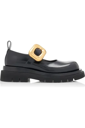 Bottega Veneta Lug-Sole Vinyl Flats - - IT 35 - Moda Operandi