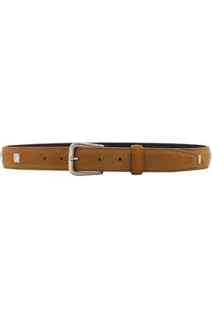 BEN-AMUN Exclusive Studded Suede Belt - - S - Moda Operandi