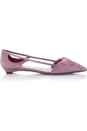 Prada Satin Ballet Flats - - IT 36 - Moda Operandi