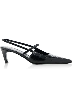 Totême The Sharp Leather Slingback Pumps - - IT 36 - Moda Operandi