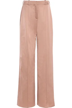 Balmain Satin Straight-Leg Pants - - FR 34 - Moda Operandi