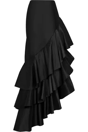 JOHANNA ORTIZ Spirit Of Exploration Ruffled Silk Maxi Skirt - - US 0 - Moda Operandi