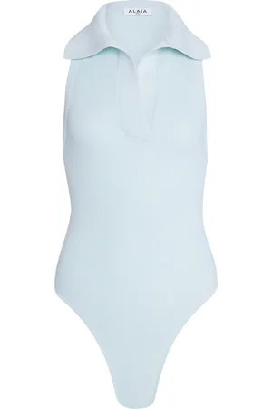 Alaïa Racerback Knit Polo Bodysuit - - FR 38 - Moda Operandi
