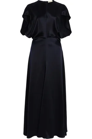 Heirlome Anais Draped Silk Maxi Dress - - US 0 - Moda Operandi
