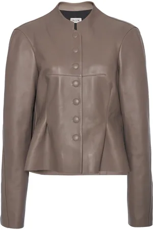 DEL CORE Sculpted Leather Jacket - - IT 40 - Moda Operandi