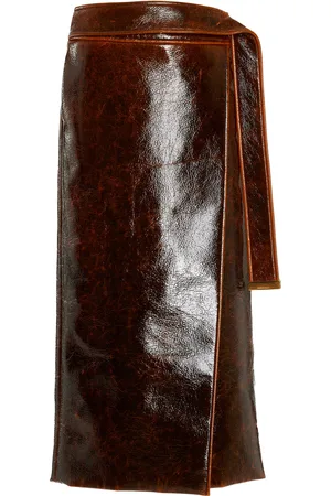 BRANDON MAXWELL The Evelyn Wool-Blend Wrap Midi Skirt - - US 0 - Moda Operandi