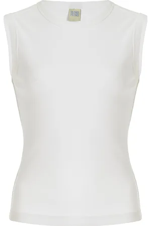 Flore Flore Esmé Organic Cotton Tank Top - - L - Moda Operandi