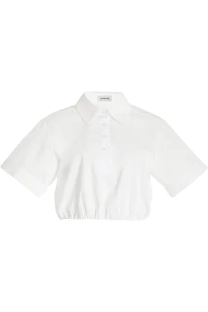 Simkhai Nickey Cropped Cotton Faille Shirt - - XS - Moda Operandi