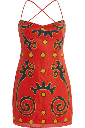 Cala De La Cruz Tere Linen Dress - - L - Moda Operandi