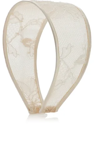 LELET NY Giselle Wide Cotton Lace Headband - - OS - Moda Operandi