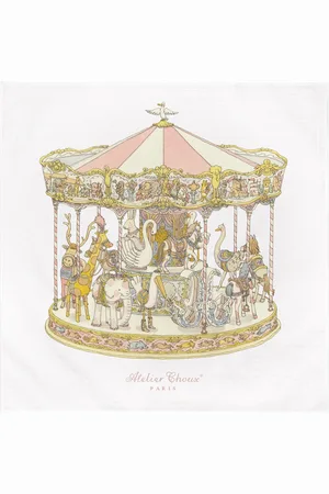 Atelier Choux Carousel Organic-Cotton Swaddle - Moda Operandi