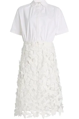 Simkhai Colette Floral Guipure Lace Midi Dress - - US 0 - Moda Operandi