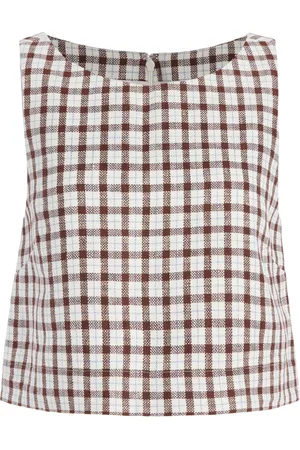 POSSE Exclusive Joy Linen Crop Top - - XL - Moda Operandi