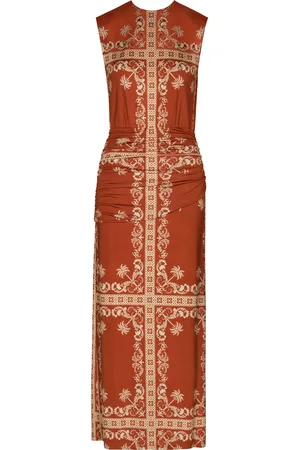 JOHANNA ORTIZ Existencia Simbólica Ruched Jersey Maxi Dress - - US 4 - Moda Operandi