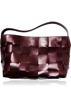 St Agni Large Woven Leather Tote Bag - - OS - Moda Operandi