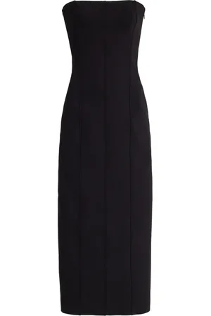 The Row Melonia Strapless Scuba Maxi Dress - - XL - Moda Operandi