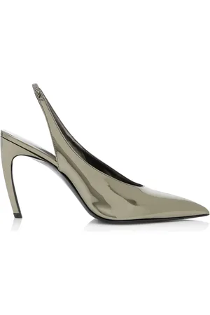 The Attico Viper Vegan Patent Leather Slingback Pumps - - IT 36 - Moda Operandi