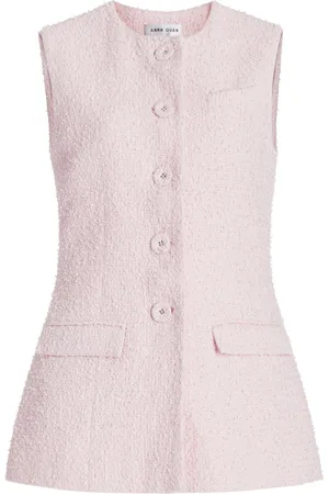 Anna Quan Bailey Tweed Vest - - UK 8 - Moda Operandi