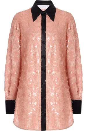 Niccolo Pasqualetti Marlene Pendant-Sequined Shirt - - XS - Moda Operandi