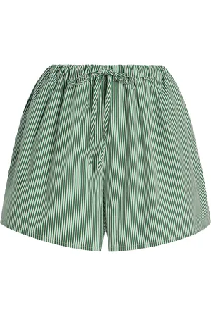 Zulu & Zephyr Striped Cotton Shorts - - AU 8 - Moda Operandi