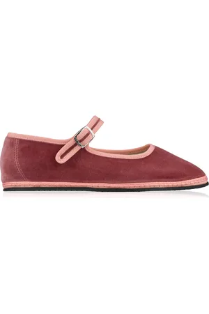VIBI VENEZIA Velvet Mary Jane Flats - - IT 36 - Moda Operandi