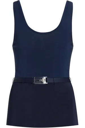 BRANDON MAXWELL The Julia Belted Knit Tank Top - - XS - Moda Operandi