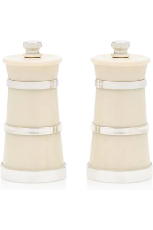 Moda Domus Silver Salt and Pepper Grinder Set - - Moda Operandi