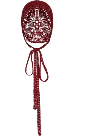 MAGDA BUTRYM Crochet Cotton Hood - - OS - Moda Operandi