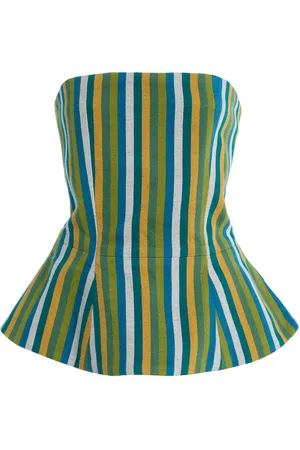 Marrakshi Life Exclusive The Striped Cotton Corset Top - - XXS - Moda Operandi
