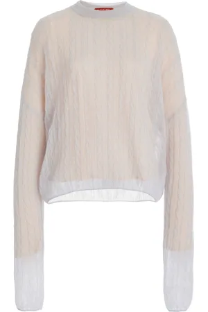 Altuzarra Jet Cable-Knit Sweater - - S - Moda Operandi